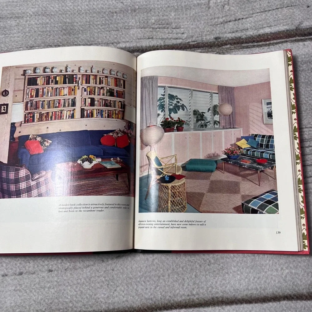 Ladies Home Journal Book of Interior Decoration 1950s Vintage Elizabeth Hilliard